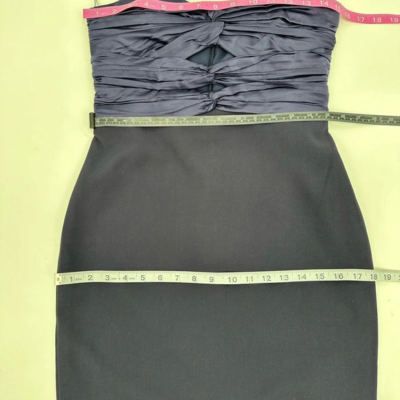 Likely Steph Ruched Cut Out Satin & Crepe Midi-Dress NWOT - Picture 9 of 12